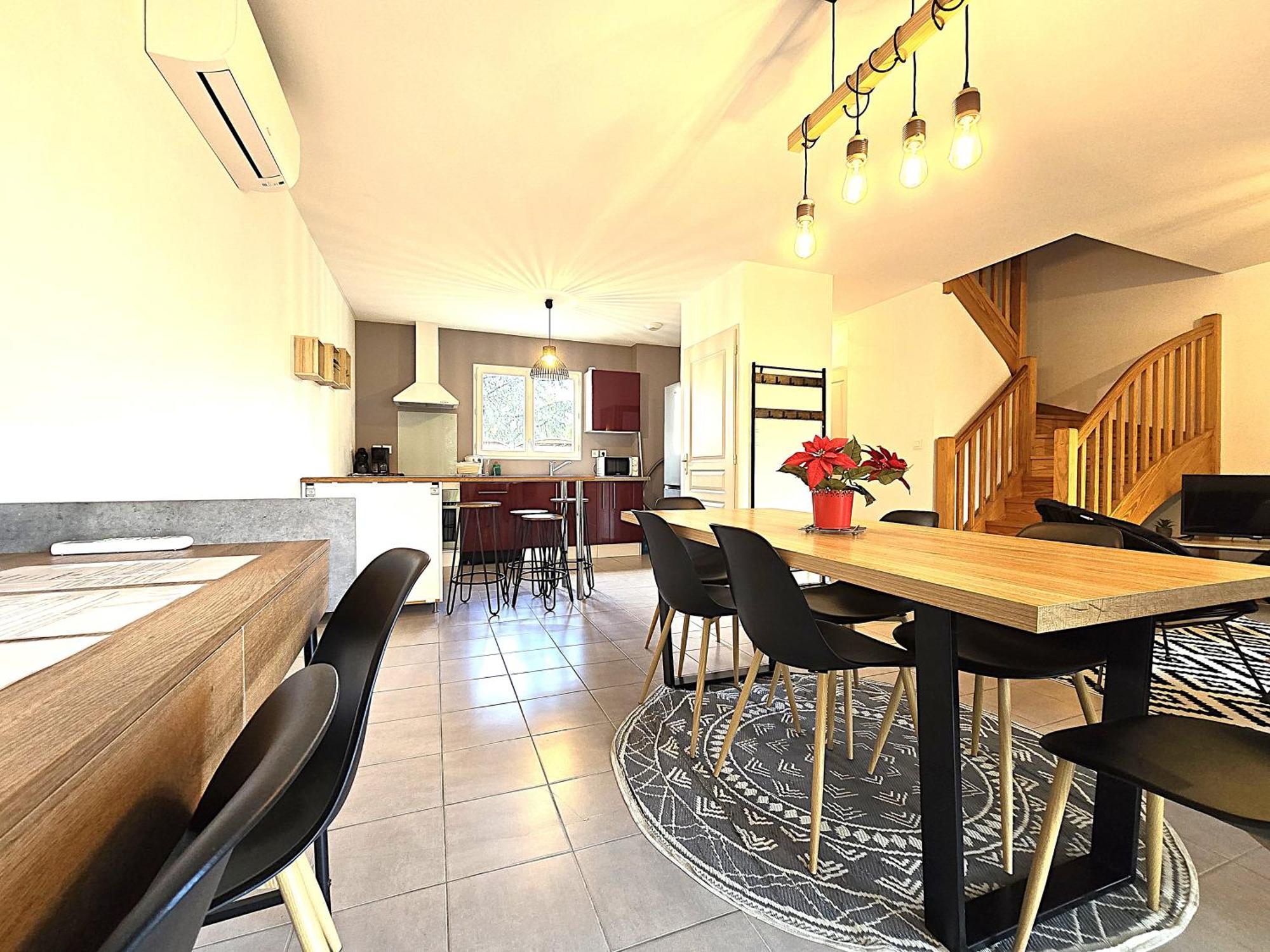 Le Clos Andree - Charmante Maison 8 Personnes - 5 Lits - Climatisation Reversible - Parking 3 Vehicules - Garage - Zone Nord Montauban - Terrasse Et Jardin Εξωτερικό φωτογραφία